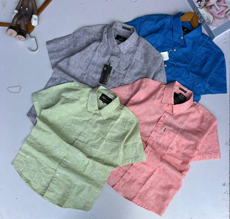 High Quality Men’s Cotton Office Casual Short Sleeved Shirts