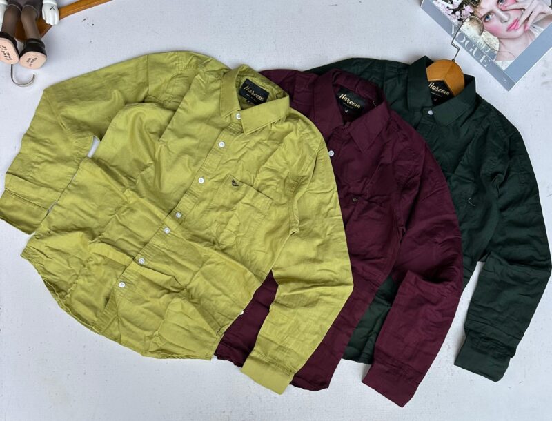 Men’s High Quality Cotton Office Shirts Long-Sleeved