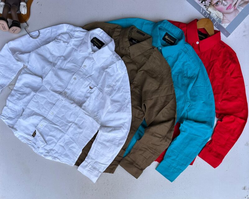 Men’s High Quality Cotton Office Shirts Long-Sleeved - Image 3