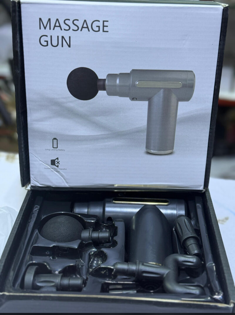 Portable Electric Mini Facial Massage Gun Muscle Body Massager Back Neck Tissue Stimulator Percussion Acid Relief Pain Relax Slimming Shaping - Image 3