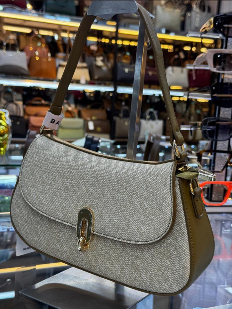 New Trendy Shoulder Bags For Women, Cute BAGO Tote Handbag Mini Clutch Purse With Zipper Closure BAGO Shoulder Bag - Image 4