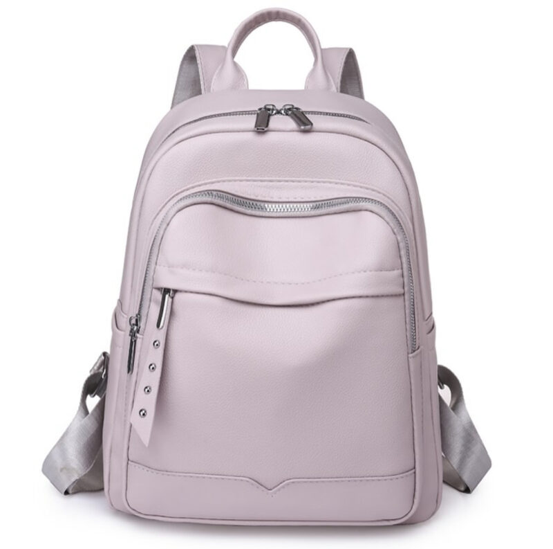 High Quality Leather Waterproof Backpack 🎒 Bag - Image 3