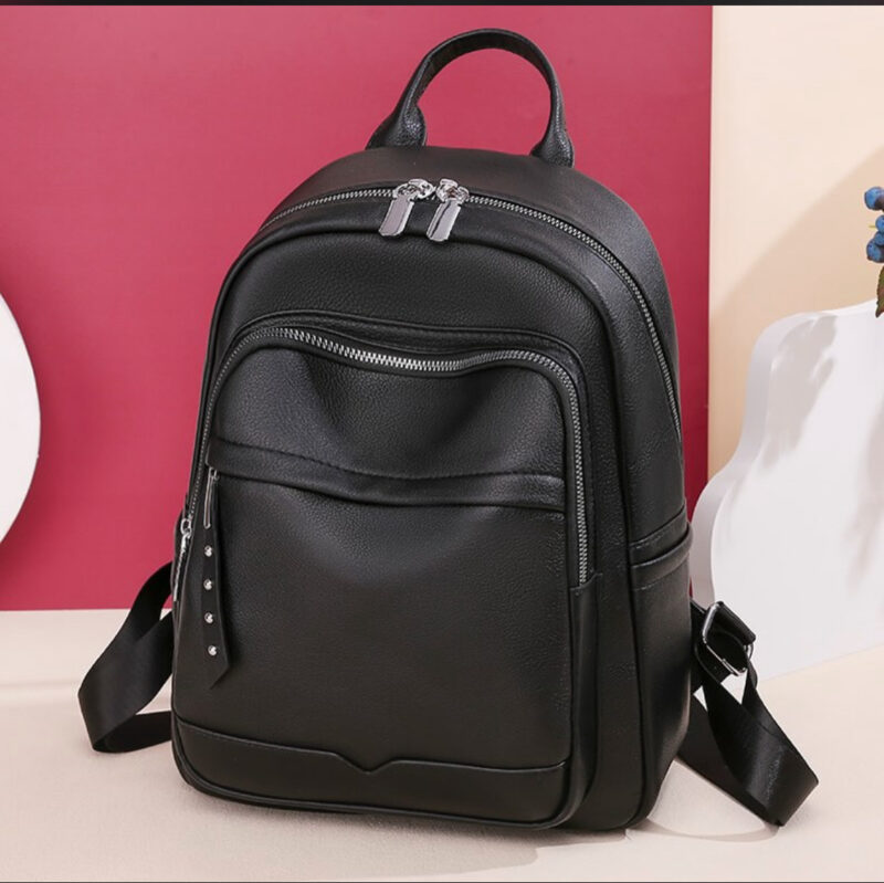 High Quality Leather Waterproof Backpack 🎒 Bag - Image 2