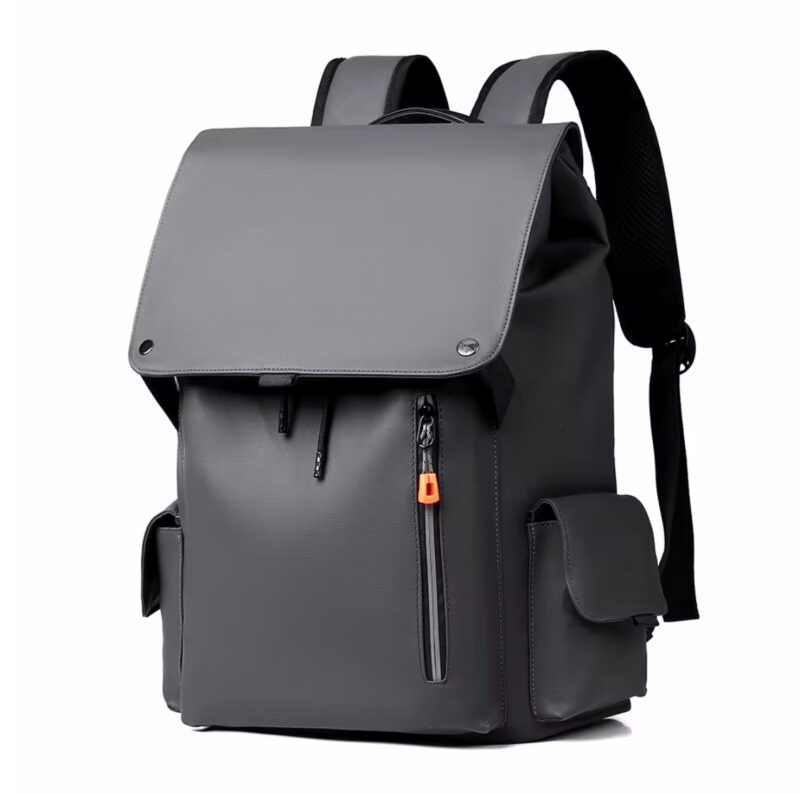Men's Large Capacity High Quality Backpack - Heavy-Duty Laptop Bag with 15.6" Tablet/Laptop Compartment, Adjustable Shoulder Straps, Zippered Front Pocket - Durable Carry-On for Business, Travel, School, Everyday Commute - Minimalist Professional Backpack (Black/Office Color Options), Work Bag, Modern Aesthetic, Study Construction, College Students - Image 7