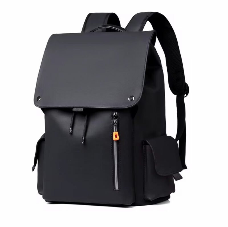 Men's Large Capacity High Quality Backpack - Heavy-Duty Laptop Bag with 15.6" Tablet/Laptop Compartment, Adjustable Shoulder Straps, Zippered Front Pocket - Durable Carry-On for Business, Travel, School, Everyday Commute - Minimalist Professional Backpack (Black/Office Color Options), Work Bag, Modern Aesthetic, Study Construction, College Students - Image 5