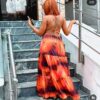 Women’s Floral Dresses New Sexy Sling Dress Skinny Sheath One-Step Skirt, New Sexy Sling Dress